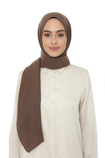 Levidor Women's Brown Natural Cazz Shawl