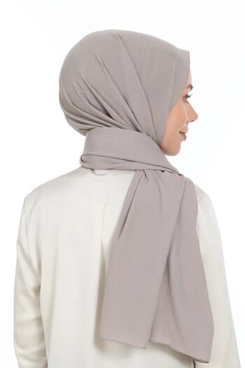 Levidor Women's Dark Stone Natural Cazz Shawl