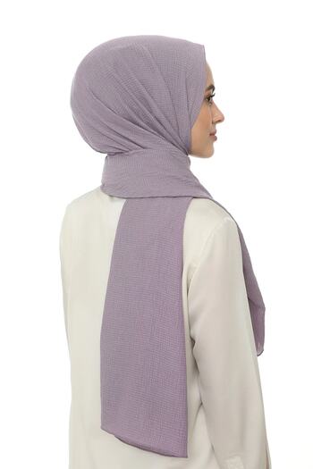 Levidor Women's Lilac Natural Cazz Shawl
