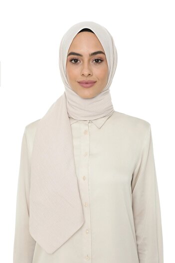 Levidor Women's Ecru Natural Cazz Shawl