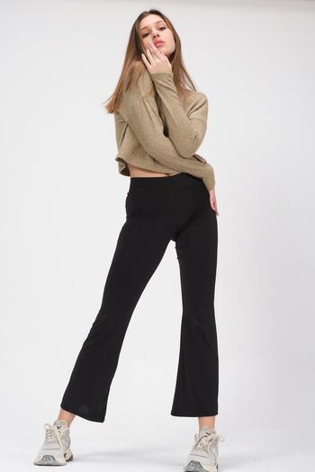 PUNKY CAT Women's Mink High Collar Blouse