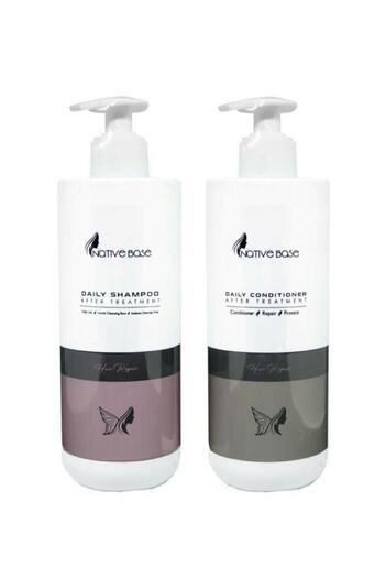 Native Base Keratin Care Shampoo and Cream - 500ml8654789654880