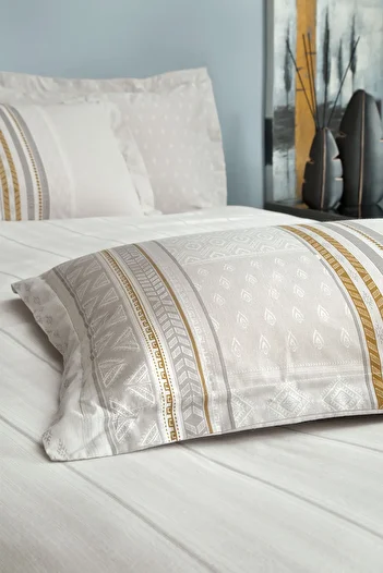 Yataş Pamena Ranforce Single Duvet Cover Set - Grey