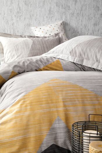 Yataş Aden Ranforce Double Duvet Cover Set - Gray