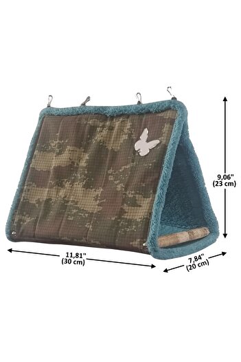 Akat Cosy Camouflage Parrot Hammock Large Size (Jako, Macaw, Kakadu..)