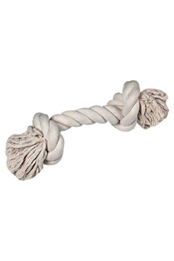 Flamingo 2 Knotted Beige Ip XXL Dog Toy 45cm