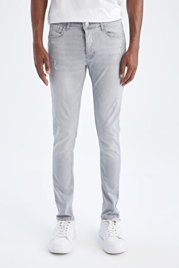 DeFacto Super Skinny Fit Normal Waist Slim Leg Sustainable Jean Trousers