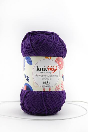 knitme Πολυεστέρας Μακραμέ 100 Gr Πλεκτό Χέρι Σπάτσο Taka Yarn (837)