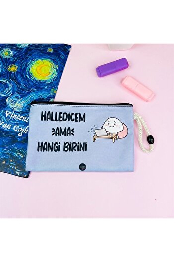 hediyeofisi Halledicem But Which One Design Pen Holder Cloth Wallet