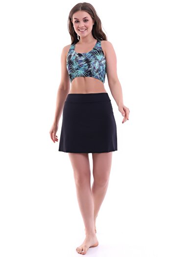 Aykum Mayo Badi Bikini with Shorts and Skirt, moon Sand