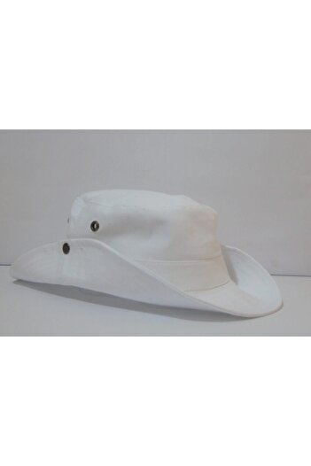 Saadetoğlu Şapka Yılmazel Summer Foldable Safari Cowboy Hat with Ventilation Holes