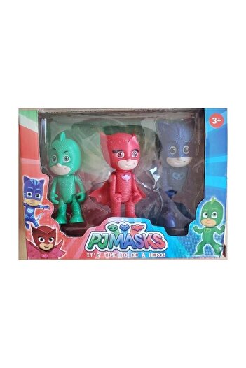 HIMMIY Kutulu Pj Maskeliler 3 Lü Figür Catboy Owlette Gekko