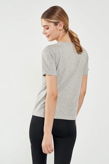 hummel T-SHIRT HMLPESCARA A GRAY MEL Γυναικείο T-Shirt 101086314