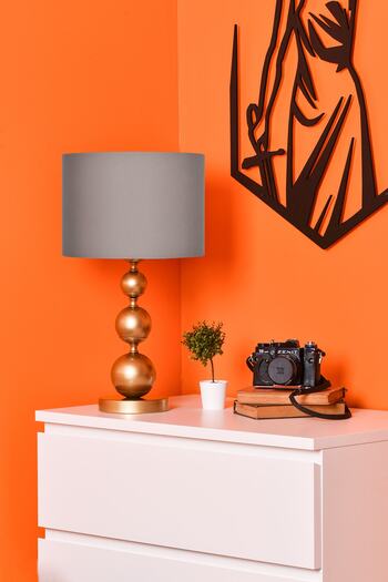 MINIMAL ETICARET VE BILGI TEKNOLOJILERI 2 Pieces Elegance Gold Lampshade