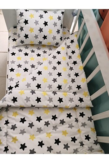 tiny plans 60x120 Cm Baby Pillow - Elastic Sheet - Quilt Set