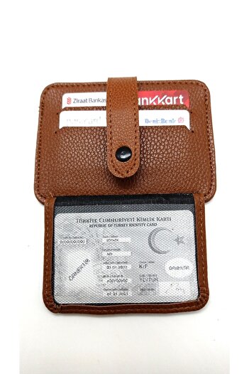MKM Unisex Slim Patlı Kartlık 8 Bölmeli Yatay