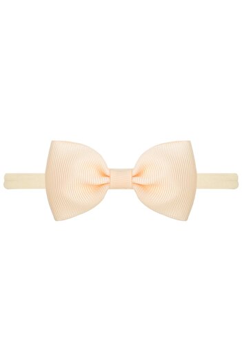 MİNELLASTORE Baby Girl Child Ribbon Bandana Ecru