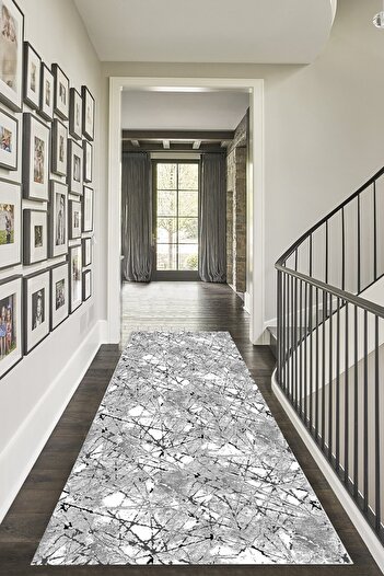 ALgorand Home Gray Cut Roll Non-Slip Based Carpet Runner