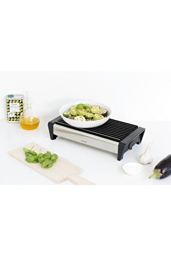 Brabantia Waxed Double Food Warmer - Matt Steel