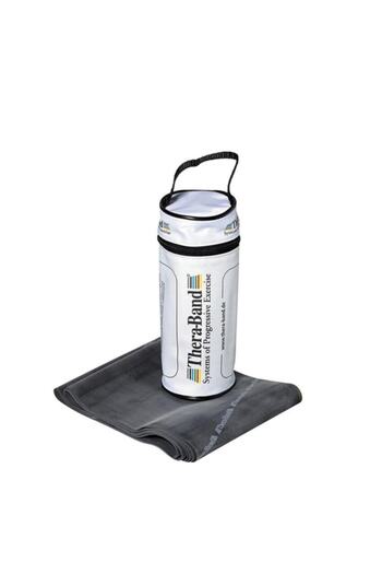 THERABAND BLK 2.5M IN ZIPPER BAG/CARTON