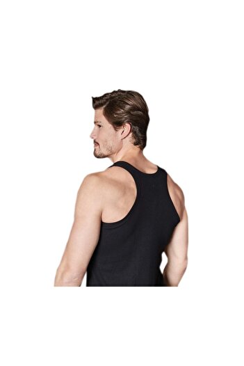 Berrak Lycra 1029 3-Pece Elastane Sportsman Μαύρο εσώρουχο