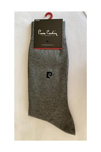 Pierre Cardin Чифт от 6 мъжки безшевни чорапи (тъмносиви)