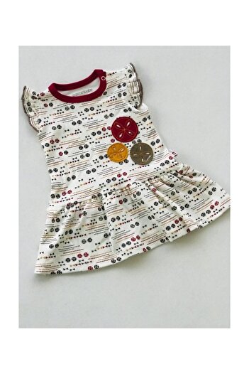 Carmin Baby Buttoned Claret Red Collar