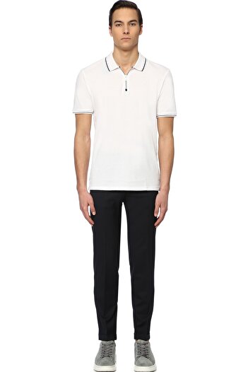 Network Men's Polo Neck White T-shirt1073750