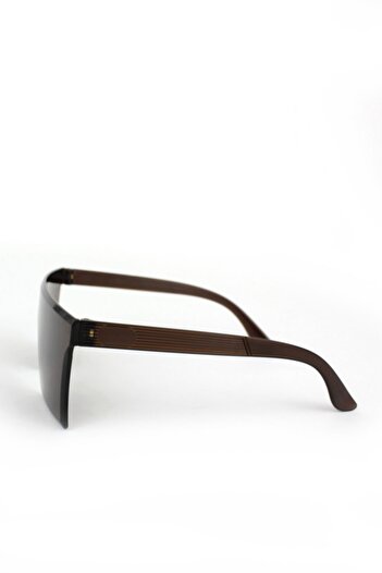 Makro Optik Unisex Brown Large Square Sunglasses
