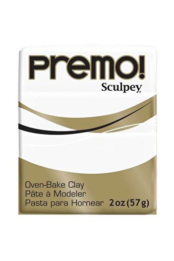 Sculpey Premo Polymer - 57g 5001 Model White Clay