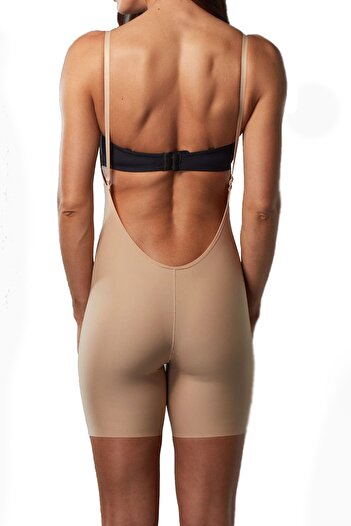 MİSS CLAİRE Badi Corset with Laser Cut Shorts