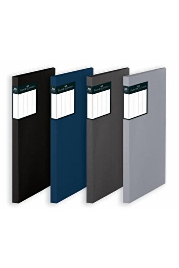 Faber Castell Faber Self Patterned Presentation File 20 Pieces K.grey