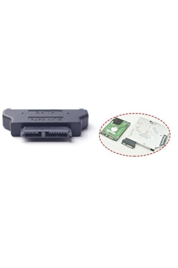 Alfais 4400 Slimline Sata Adaptör Serial Ata Slim 7+6 Çevirici Dönüştürücü Adaptör