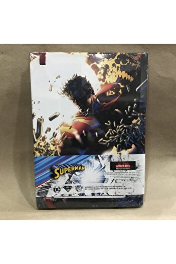 Superman دفتر ملاحظات أسود مطبوع