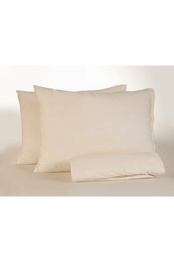 Doqu Home Double Cream Combed Cotton Sheet Set