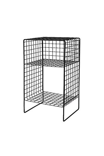 GO DEKOR Iskandinav Metal Tel Kafes Ayaklı (Grid) Raf