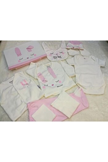 Miniworld Kız Bebek Uyuyan Tavşan 10 Parça Hastane Çıkış Seti