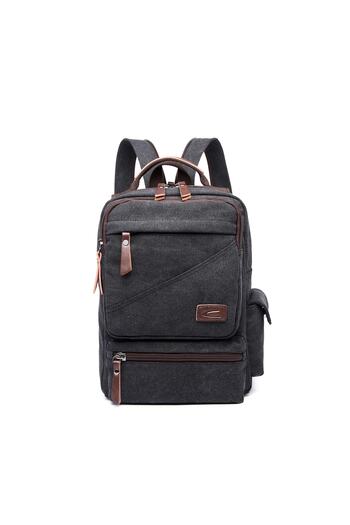 CACTİVE Σακίδιο πλάτης C-active Canvas Fabric Medium Backpack 1261 Μαύρο