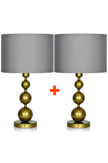 MINIMAL ETICARET VE BILGI TEKNOLOJILERI 2 Pieces Elegance Gold Lampshade