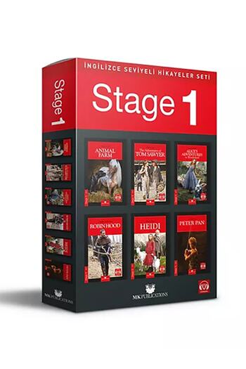 MK Publications English Level Stories Set Stage 1 (6 Stories Boxed)