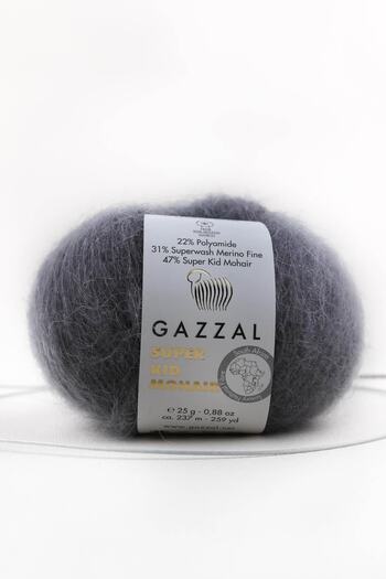 Gazzal Super Kid Mohair - 25gr 78% μαλλί-22% Pa Mix Φυσικό Πλεκτό Χειροποίητο Σπάγγο Taka Yarn (64433)