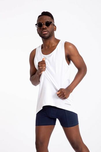 Blackspade Men's Athlete Loose Fit 2-Piece White 9225