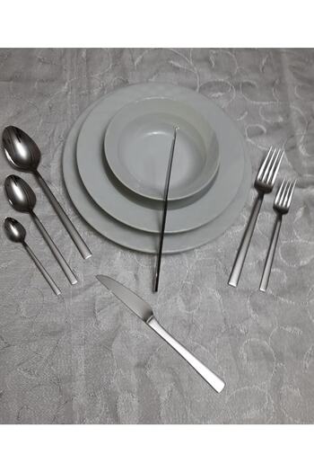 Kardelen Çubuk 42 Piece Spoon Fork Knife Set for 6 Persons