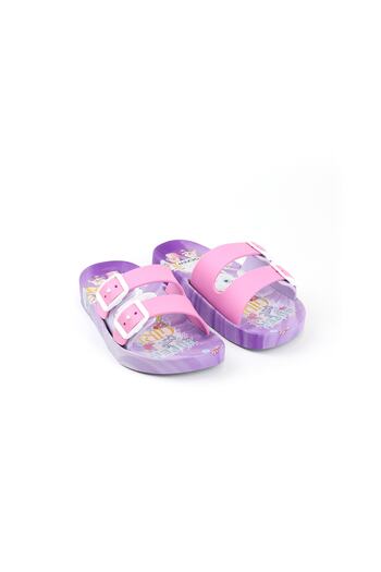 GEZER Summer Non-Slip Sole Two Buckle Girls' Slippers