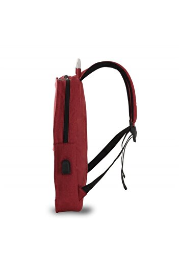 My Valice Smart Bag Usb Şarj Girişli Akıllı Laptop Sırt Çantası 1210 Bordo