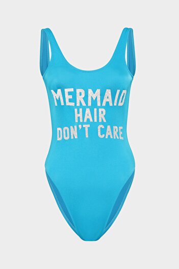 Açelya Okcu Купальник Push Up з написом Mermaid Hair Dont Care