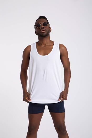 Blackspade Men's Athlete Loose Fit 2-Piece White 9225