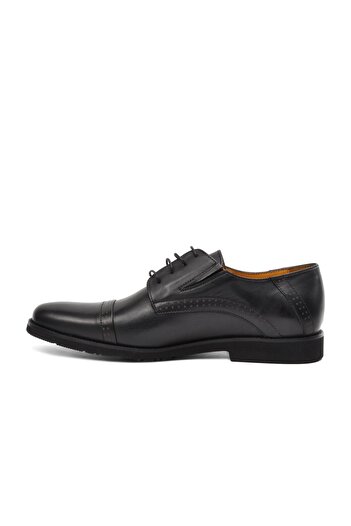 Dr.Flexer 021402   Model Men's Casual Black Genuine Leather Shoes