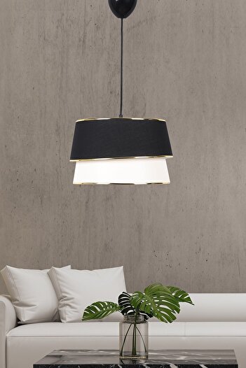 Emg DesiGn Kumaş Başlık 2 Katlı Pasta Avize Yatak Odası Çocuk Odası
