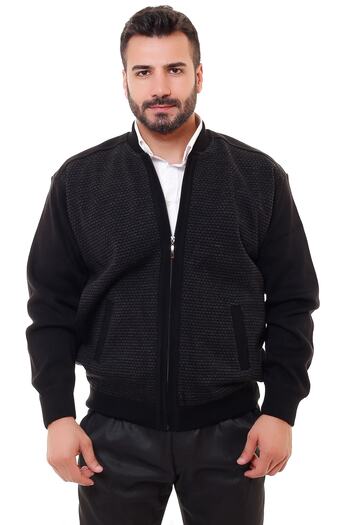 K KARBEY Steel Knitted Men's Oversize Knitwear Coat
